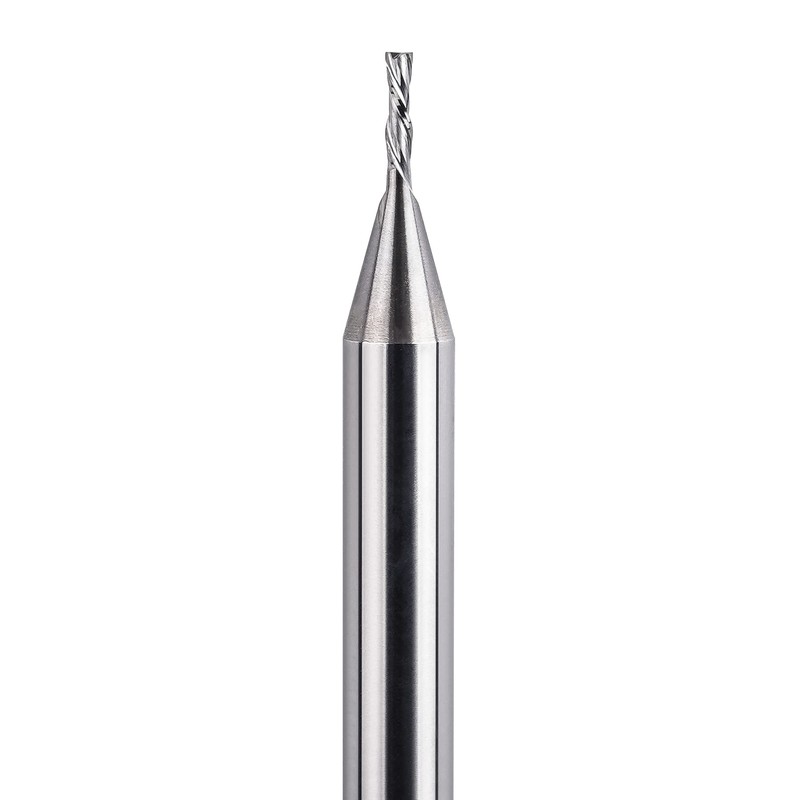 SpeTool 1/16" Cutting Diameter Downcut Spiral Router Bit with 1/4"