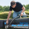 FLUENTPOWER 1HP Sump Pump 4000GPH Stainless Steel Submersible Pump, Auto/Manual