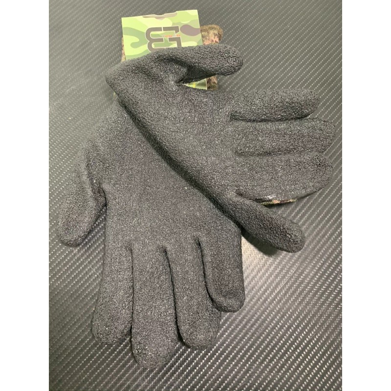 Better Grip Military Camo Insulated Winter Rubber Coated Gloves, Large
