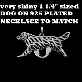Fashion Jewelry ULTRA QUALITY Adult DOG PET ANIMAL Pendant 22" 925 Sterling Silver Necklace Gift