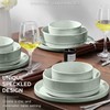 Onader Stoneware Dinnerware Sets, 8 Piece Plates and Bowls Dishes