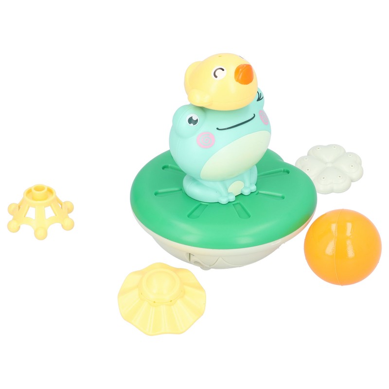 Electric Water Spray Toy Frog Bathtub Floating Water Sprinkler Shower