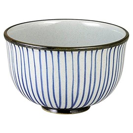 Ron: Arita Ware Senbu Lightweight Multi-Purpose Bowl (Blue), Japanese Bowl Pottery/Size(cm) Φ5.2 x 3.3 inches (13.2 x 8.4 cm) / No. 806233
