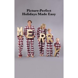 PajamaGram Christmas Pajamas For Family, Fireside Plaid, Kids 14 Red