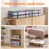 Lifewit 2 Pack Under Bed Storage, 60L Large Clear Plastic