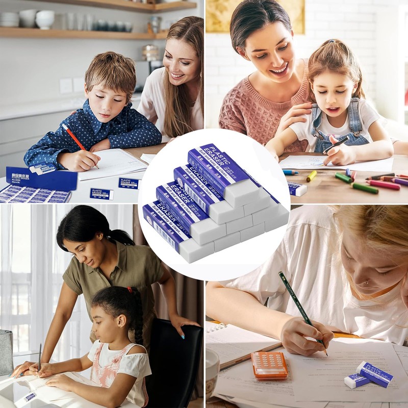 20 Pcs Erasers for Kids, Easy to Use Rubbers Erasers,