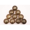 KNOBSWORLD Set of 10 Brass Knobs - Kitchen Cabinet Pull