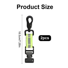 FASBET Pack of 2 Glove Tape Work Glove Clip Glove Holder Glove Clips Glove Holder Can Be Used for Hanging Gloves Masks