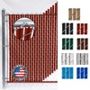 FenceSource Wave Slat (9 Colors) Single Wall Bottom Locking Privacy