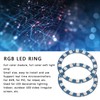 2Pcs RGB LED Ring 16 Bit Intelligent Full Color Highlight