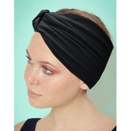 BetterJonny 5-Piece Headband Elastic Sweat-Absorbing Quick Drying Knotted Top Band Women's Head Band 5 Colors Non-Slip Elastic Exercise Belt Scarf, Thin, Yoga, Soft, Exercise Yoga Running Hair