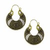 Efulgenz Indian Gold Plated Designer Fancy Party Wear Hanging Hoop