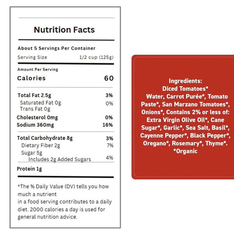 Dave's Gourmet Organic Spicy Heritage Red Pasta Sauce - Zesty