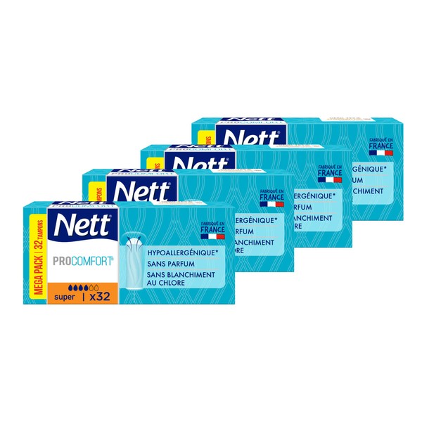 Nett ProComfort Stamp Digital Super Packs (4 x 32 pieces)