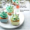 Lohotek Utensilios repostería kit antiadherente alimenticio de silicona reutilizable de