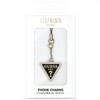 GUESS GUCPMTDCK Phone Strap Triangle Diamond Charm with Rhinestones, Metal
