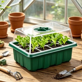 Bandejas De Semillero Para Plántulas Reutilizable para propagación y trasplante fácil - Bandejas Semillero Plugs,Para El Crecimiento Cultivo Germinación Trasplante Flores Y Verduras Y Orquídeas