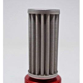 MadDogPerfomance Universal Racing In-Line Fuel Filter 40 Micron For Addco Style 6AN 8AN 10AN 🇺🇸