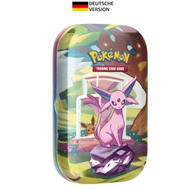 Pokémon - Trading Card Game: Mini Tin Box Crimson & Purple - Prismatic Developments: Psiana (2 Booster Packs & 1 Coin)