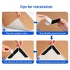 12 Pieces Anti-Slip Rug Grippers|Carpet Gripper|Carpet Tape|Rug Underlay|H HOME-MART Double