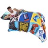 Gamer Single Duvet Cover - Gamers Respawn Level Up Design