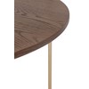 Adore Decor INES Coffee Table, Walnut Brown