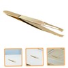 OATIPHO 10 pcs Stainless Steel Eyebrow Tweezer Removal Tools for