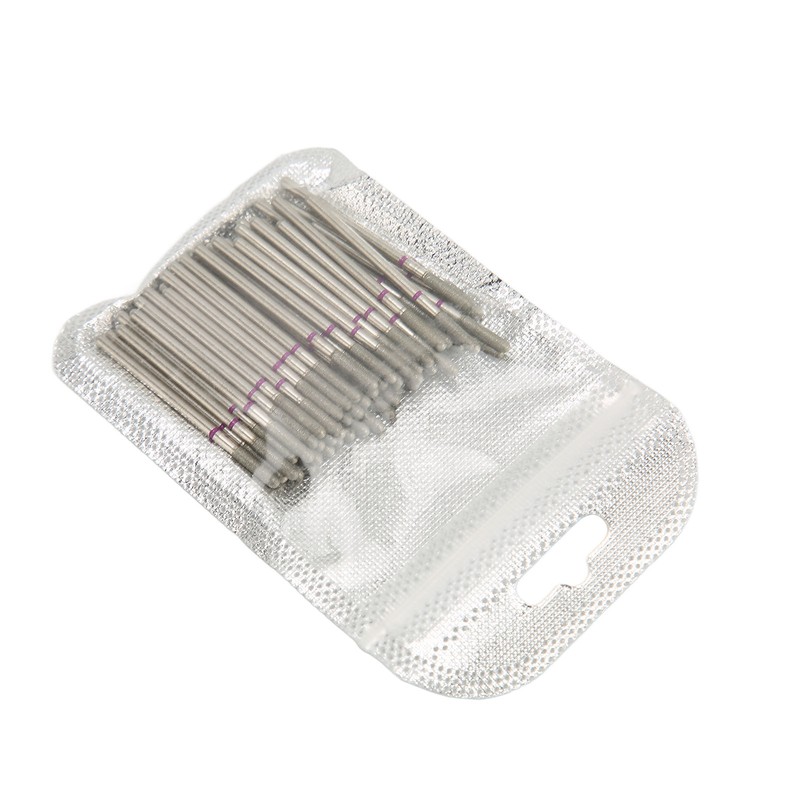 50Pcs Nail Drill Bits Emery Rotatable High Strength Replacement Nail