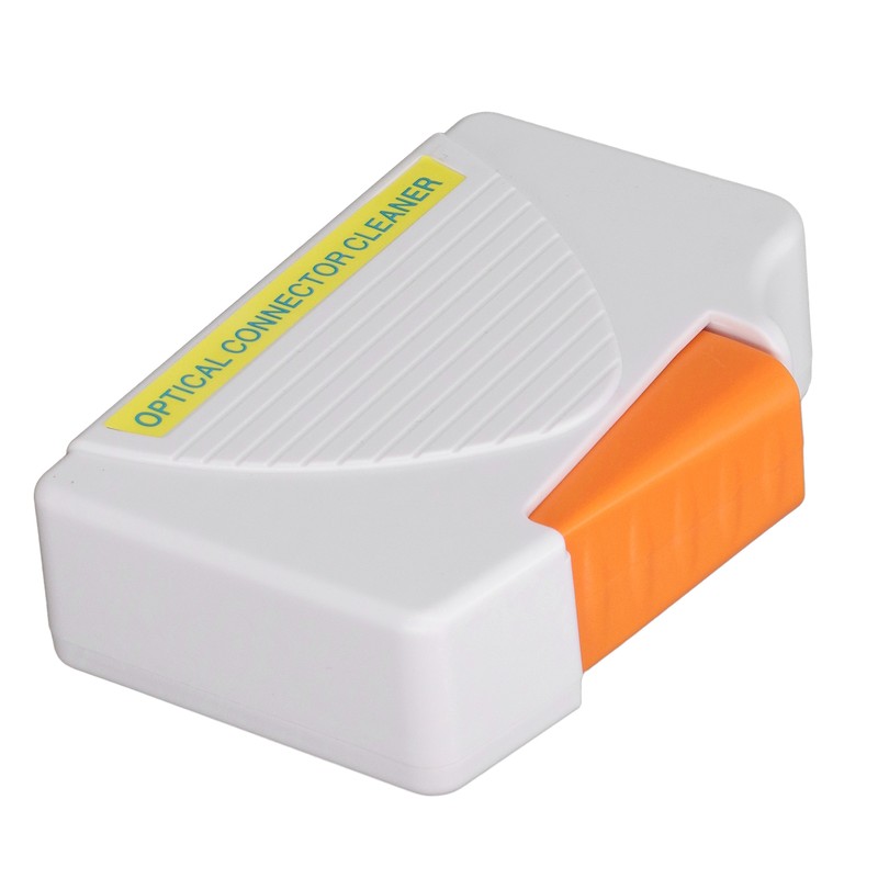 White Fiber Optic Cleaning Box Lightweight SC FC ST LC