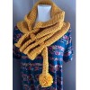 ~Crochet - Very Easy Keyhole Scarf - Black and White Pattern Only~