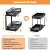 Under Sink Organizer, 2 Tier Under Sink Organizers and Storage,