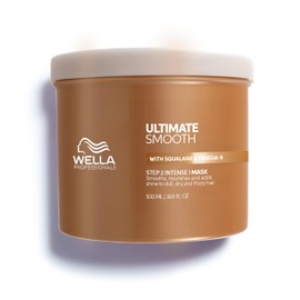 Wella Professionals ULTIMATE SMOOTH Intense Mask | Nourishing Treatment for Dry & Frizzy Hair | With Squalane & Omega 9 | 16.9 Fl Oz.