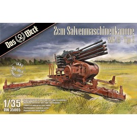Das Werk DW35005 1/35 2 cm Salve Machine Cannon SMK Type 2