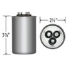 45/7.5 MFD Round Run Capacitor (440/370V)