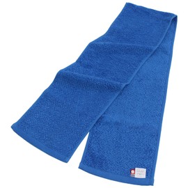 Honda Towel, Imabari Towel, Scarf Towel, 6 Times Water Absorbency, Gentle on the Skin, Fluffy, Volume, Pushing Activity, Cheering Goods, Blue, 5.9 x 43.3 inches (15 x 110 cm), Colorful Organic