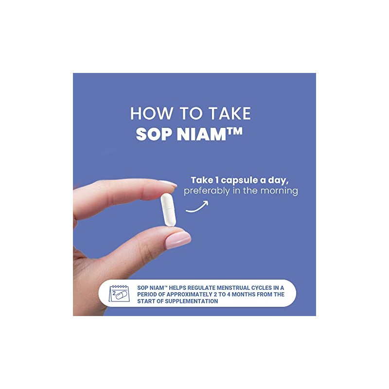 SOP NIAM - Complemento alimenticio con D-Chiro Inositol, vitaminas y
