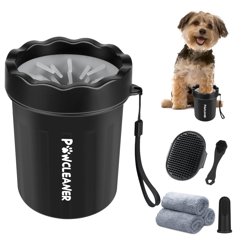 Professional 7 in 1 Dog Paw Cleaner for Dogs &