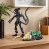 958+Cool Alien Building Block Set Character Model DIY Assembly Black