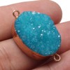 Zotoone - Colgantes de ágata druzy natural (5 unidades)