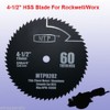Pack of 3 Assorted Metal/wood 4-1/2" 4.5 inch Circular Saw