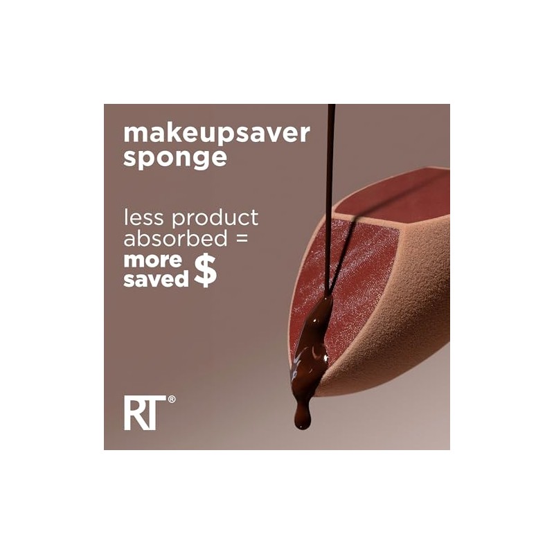 Real Techniques Esponja de maquillaje + pincel Trio
