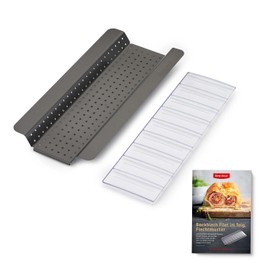 Betty Bossi Baking tray fillet in dough, braided pattern set - the popular classic you can now serve with guaranteed crispy baked base versatile baking tray