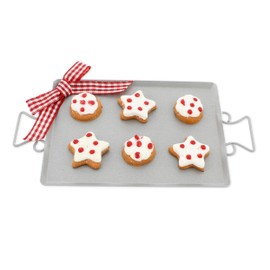 The Bridge Collection 3.25" Christmas Cookie Tray Ornament - Home for The Holidays - Baking Christmas Tree Ornaments - Dessert Ornaments for Christmas Tree