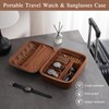 ProCase Mens Travel Jewelry Case, 3 Slots Watch Travel Case,