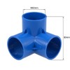 TOP-VIGOR 2Pcs 50mm 3 Way Elbow PVC Pipe Fitting, Tee