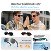 LONGLU Smart Glasses, AI Smart Glasses with Hyper MZT App