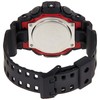 G-SHOCK GA700-1A Mens Black/Red Analog/Digital Watch with Black Band
