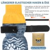 PUPTECK Anti Slip Dog Socks, Shoes with Grippers to Prevent