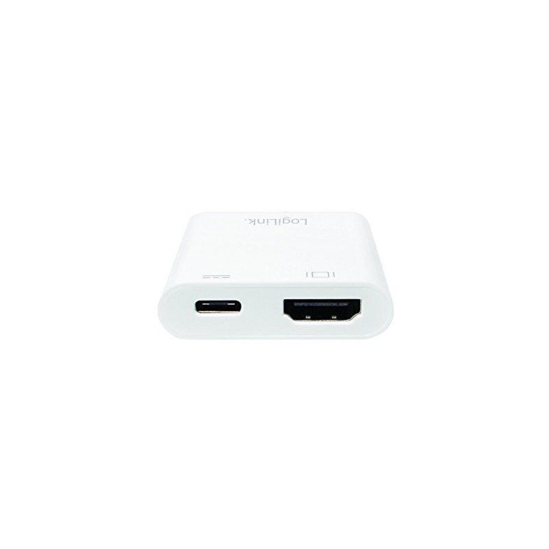 LogiLink UA0257 USB-C to HDMI Charging Adapter White