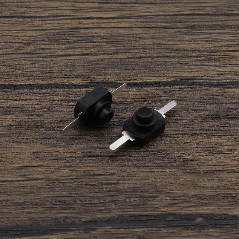 SING F LTD 40Pcs Latching Push Button Switch 2-Pin Torch